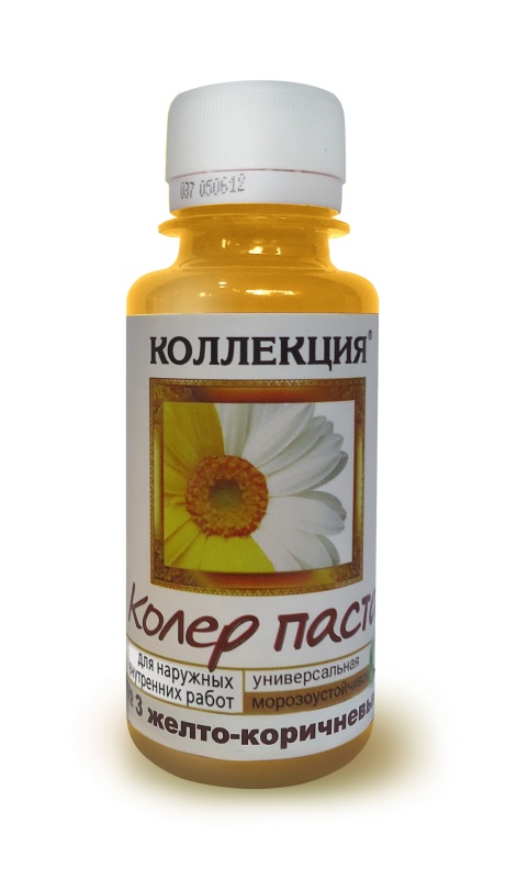 Картинка анонса товара «колер "коллекция" №03 жёлто-коричневый 0,45 л (24) распродажа»