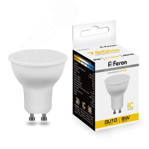 Детальная картинка товара «лампа feron led 9вт gu10 2700k lb-560 25842»