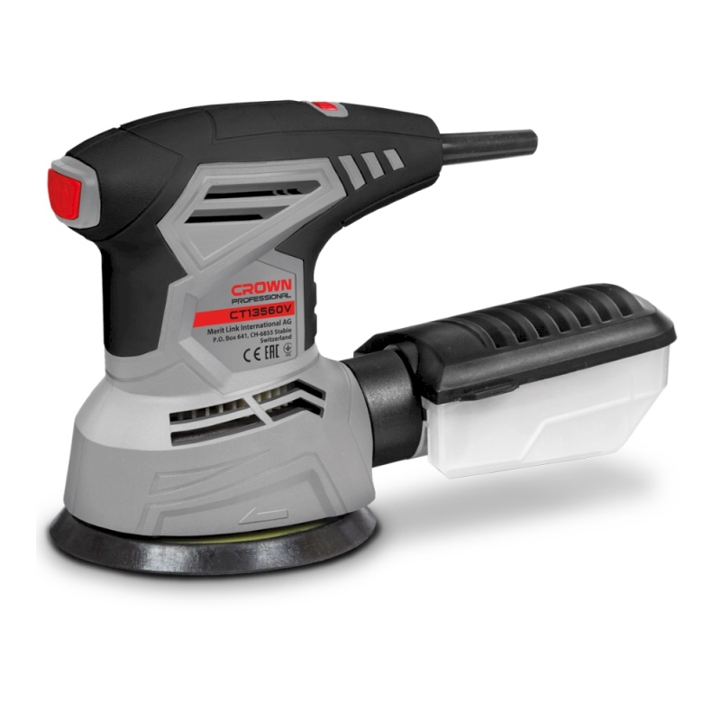 Картинка анонса товара «crown эксцентриковая шлифовальная машина ct13560v 300вт 6000-13000 об/мин»