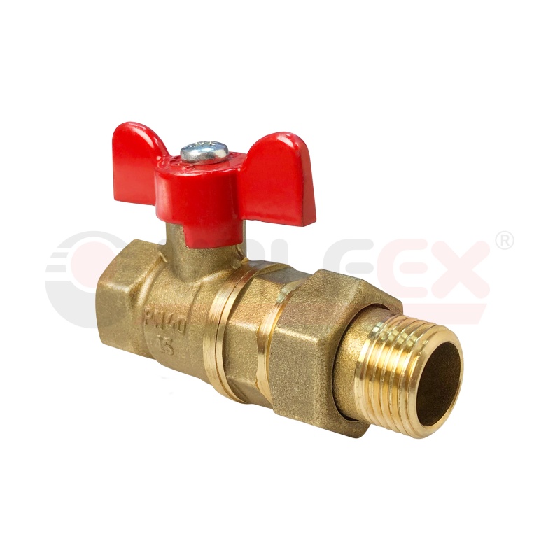 Картинка анонса товара «кран американка шар 1/2" баб (лат.) valfex (80/20)»