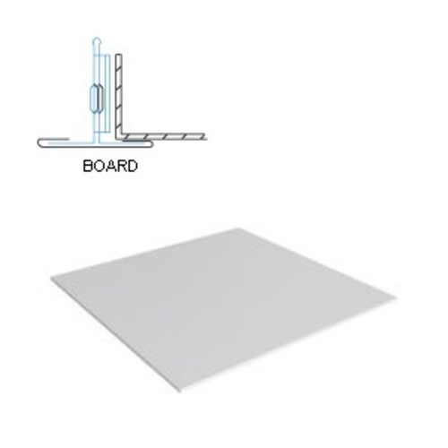 Детальная картинка товара «кассета потолочная ap600*600 board/т-24 a903rus01 белый матовый рус. 0,4мм (алюм.) (26шт)»