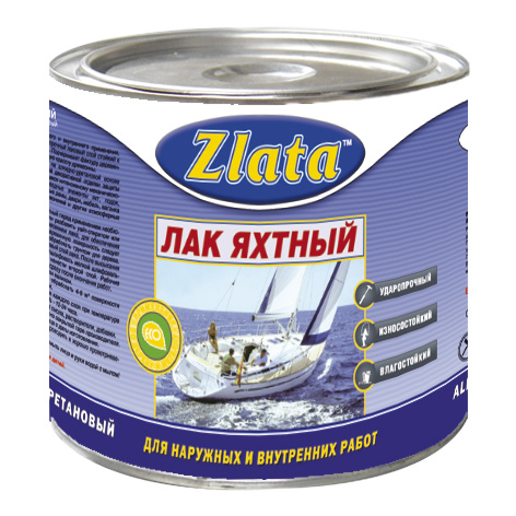 Детальная картинка товара «лак яхтный алкидный глянцевый 1,8 л злата (6)»