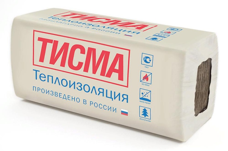 Детальная картинка товара «минвата "кнауф" тисма  тs038 (плита)8*100*600*1300 (0,62м3;6,24м2)(40шт) 770757»