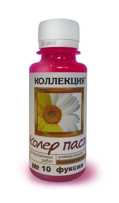 Картинка анонса товара «колер "коллекция" №10 фуксия 0,1 л распродажа»
