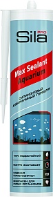 Картинка анонса товара «герметик силикон прозр аквариумный sila pro max sealant, aq 280мл (24) 2801»