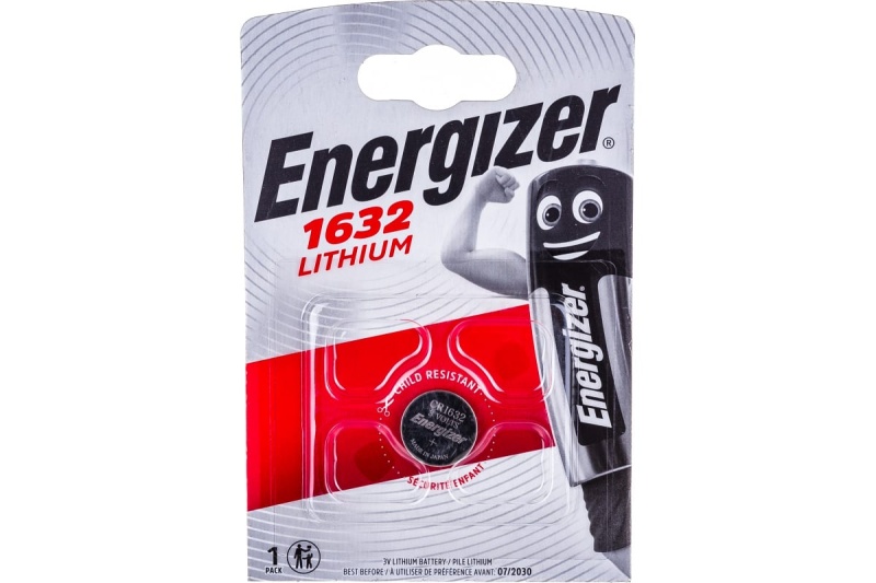 Картинка анонса товара «эл.питания energizer  cr1632 (1шт) »