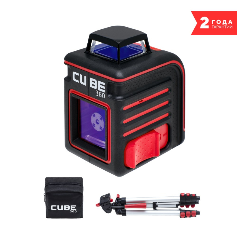 Детальная картинка товара «ada построитель лазерных плоскостей cube 360 professional edition (штатив) а00445»
