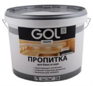 Картинка анонса товара «сауна состав защитный д/стен 3 л "gol sauna"»