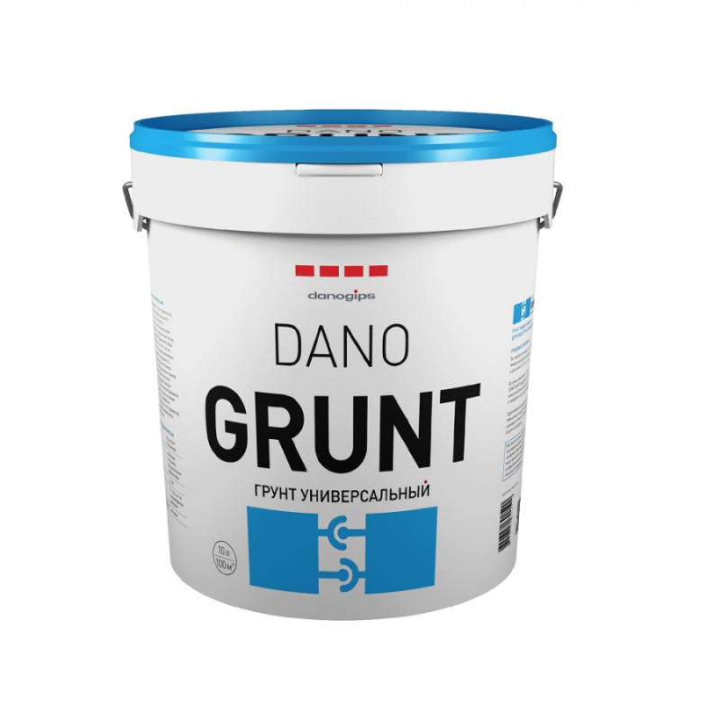 Картинка анонса товара «грунтовка даногипс (danogips) универсальная dano grunt 10кг(48)»