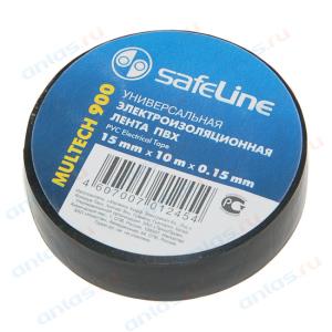 Картинка анонса товара «изолента safeline 19мм*20м черный»