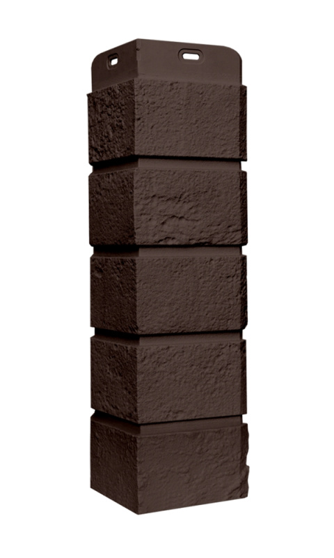 Картинка анонса товара «г-л  наружний угол "состаренный кирпич"classic шоколадный»
