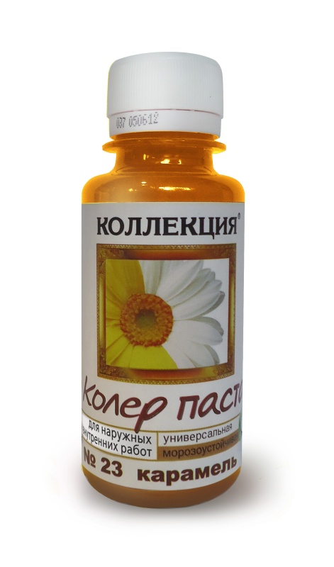 Картинка анонса товара «колер "коллекция" №23 карамель 0,1 л распродажа»