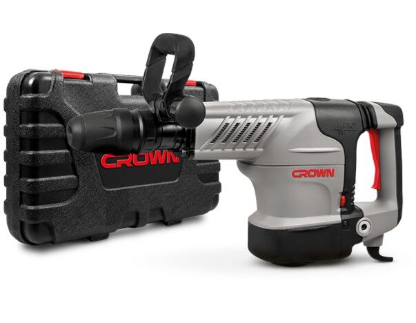 Картинка анонса товара «crown отбойный молоток ct18123v bmc 1500 вт, 900-1900 уд/мин, sds-max, 8 -25 дж, 10,96 кг, кейс»