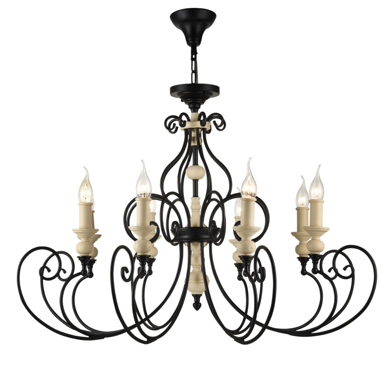 Детальная картинка товара «люстра maytoni h631-pl-08-b»