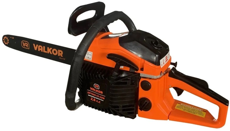 Картинка анонса товара «бензопила valkor optima vr-5218 18" 325х1,5, 72 зв. 1,9 квт/2,6 л.с.»