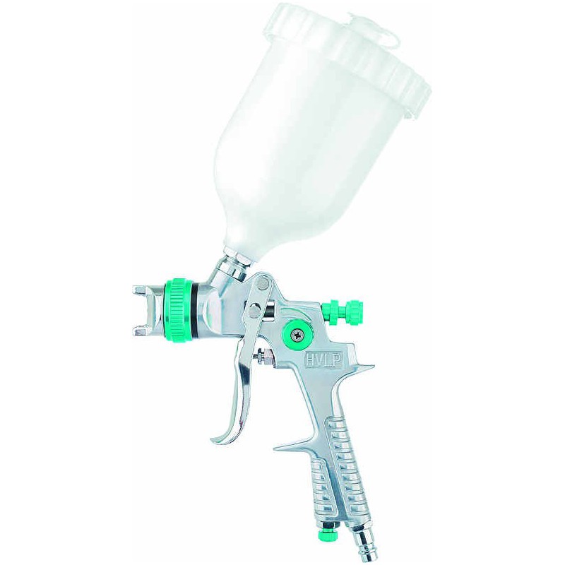 Картинка анонса товара «краскораспылитель ag 801 hnlp гравитационный верхний пластм бачок0,6л сопло 1,5 и 1,8мм stels 57360»