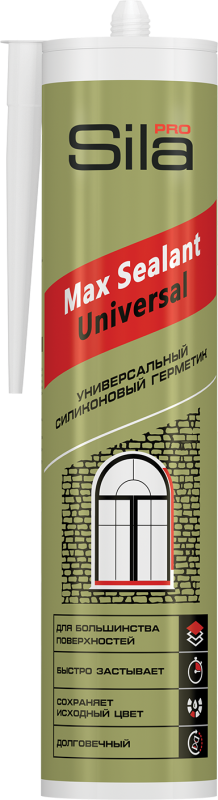 Картинка анонса товара «герметик силикон серый унив sila pro max sealant 280 мл (24) 2811»
