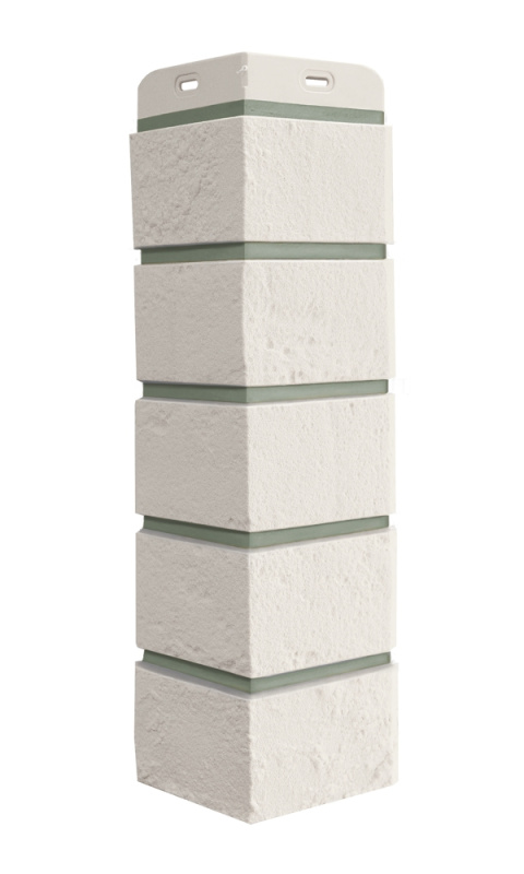 Картинка анонса товара «г-л  наружний угол "состаренный кирпич" desing молочный со швом 7006»