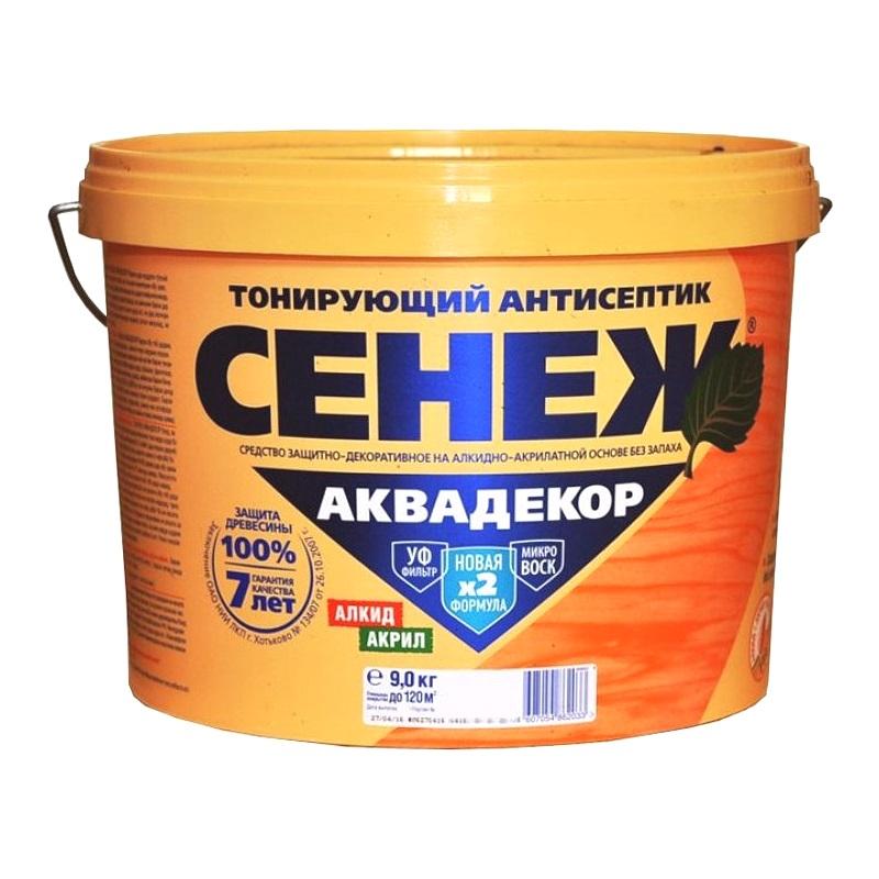 Картинка анонса товара «сенеж аквадекор антисептик 103 х-2 сосна 9кг»