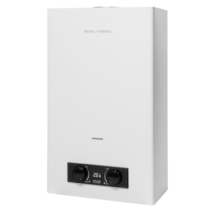 Картинка анонса товара «газовая колонка royal thermo gwh 10 inflame white»