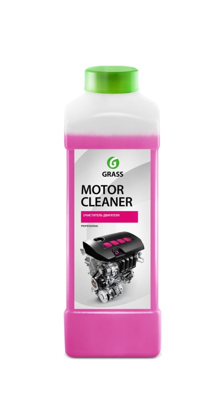Картинка анонса товара «grass очиститель двигателя motor cleaner (1л) 116100 грасс»
