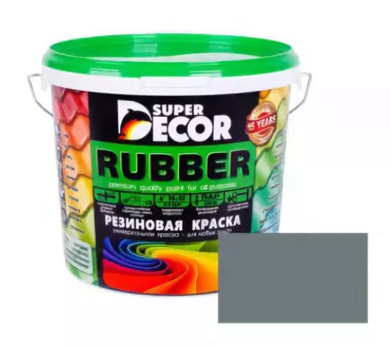 Картинка анонса товара «краска резиновая супердекор №15 оргтехника 12кг»