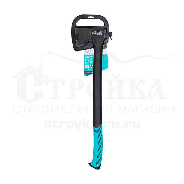 Картинка анонса товара «топор-колун кованный 2350г ручка из стекловолокна и термопластичной резиныт-2350 победит»