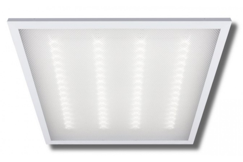 Детальная картинка товара «панель светодиодная pre led 36w 3500лм 6500к призма 595*595»