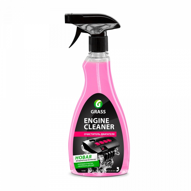Картинка анонса товара «grass очиститель двигателя триггер engine cleaner (600мл) 110385 грасс»