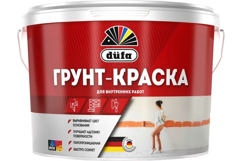 Картинка анонса товара «грунт-краска "dufa" (дюфа) 9л»