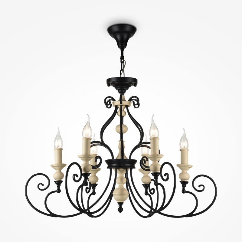 Детальная картинка товара «люстра maytoni h631-pl-06-b»