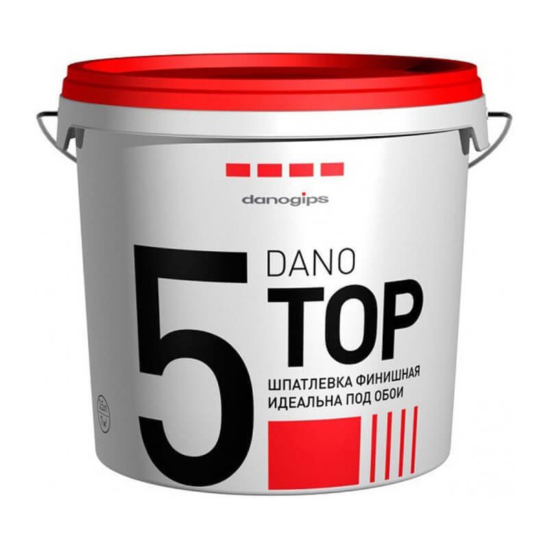 Картинка анонса товара «шпаклевка финишная danogips dano top5 (24 кг) (33)»