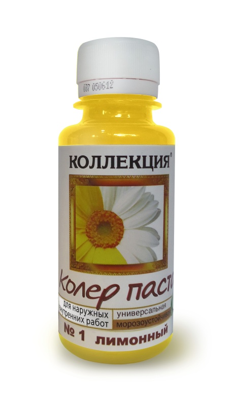 Картинка анонса товара «колер "коллекция" №01 лимонный 0,45 л (24) распродажа»
