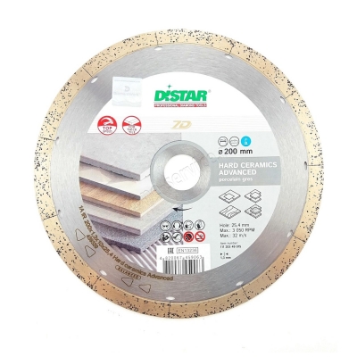 Детальная картинка товара «диск distar алмазный1a1r 230*1.6*10*25.4 hard ceramics advancer 11120528017»