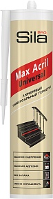 Картинка анонса товара «герметик акрил sila pro max akril universal белый 290 мл (12) »