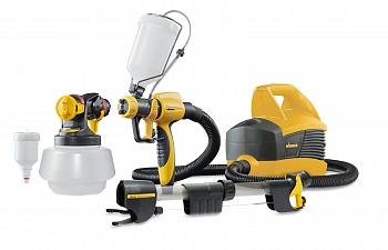 Картинка анонса товара «wagner (вагнер) краскораспылитель электр w690 kit flexio extra kit для лаков, эмалей и вд  (2412558)»