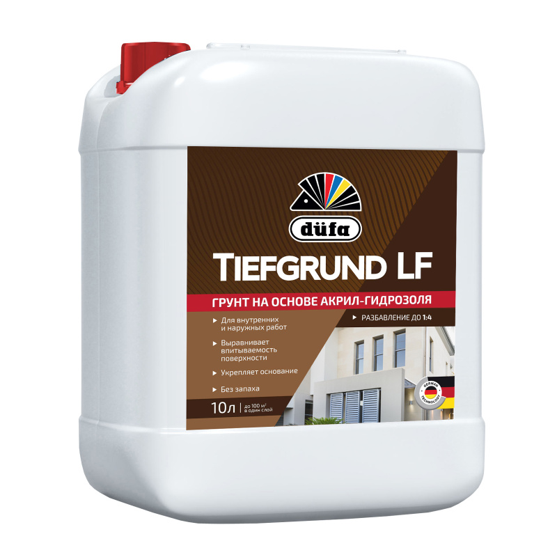 Картинка анонса товара «грунтовка "dufa" (дюфа) tifgrund rd314 lf 10л»