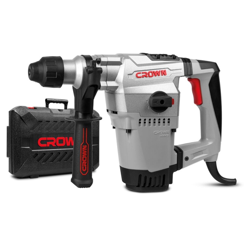 Картинка анонса товара «crown перфоратор ст18158 bmc 1500вт 6дж sds-plus 3 режима»