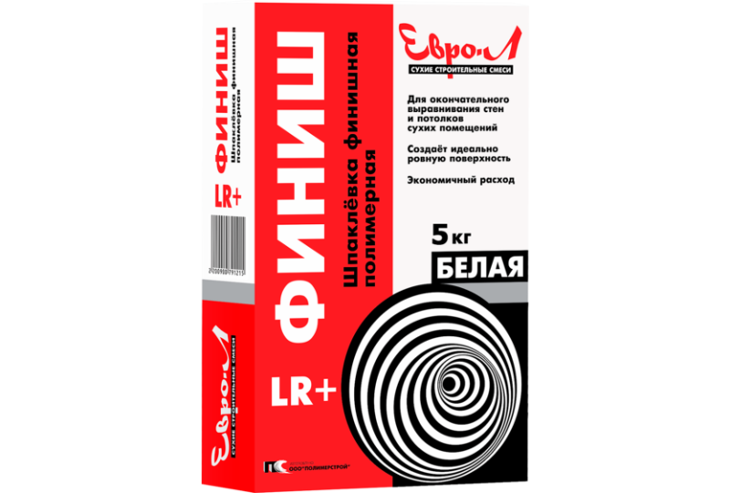 Картинка анонса товара «евро-л шпаклевка финишная 5 кг(240)»