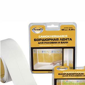 Картинка анонса товара «лента бордюрная д/раковин и ванн aviora 12,8мм*3,35м»