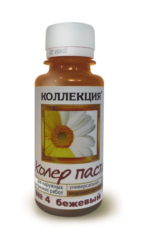 Картинка анонса товара «колер "коллекция" №04 бежевый 0,45 л (24)»