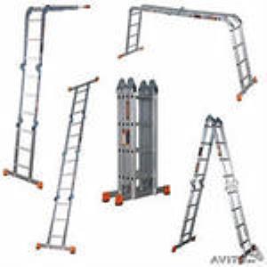 Картинка анонса товара «лестница-трансформер алюмин 2х4+2х5 (52425) н-5,22 м алюмет»