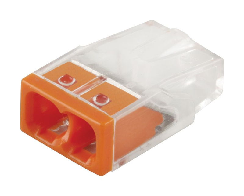 Картинка анонса товара «клемма монтажная 2-проводная для 1-жильного проводника, stekker (ld2273-202)»